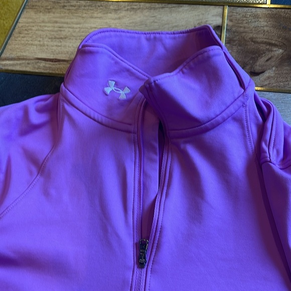 Like new champion purple 1/4 zip activewear jacket small - Picture 2 of 7